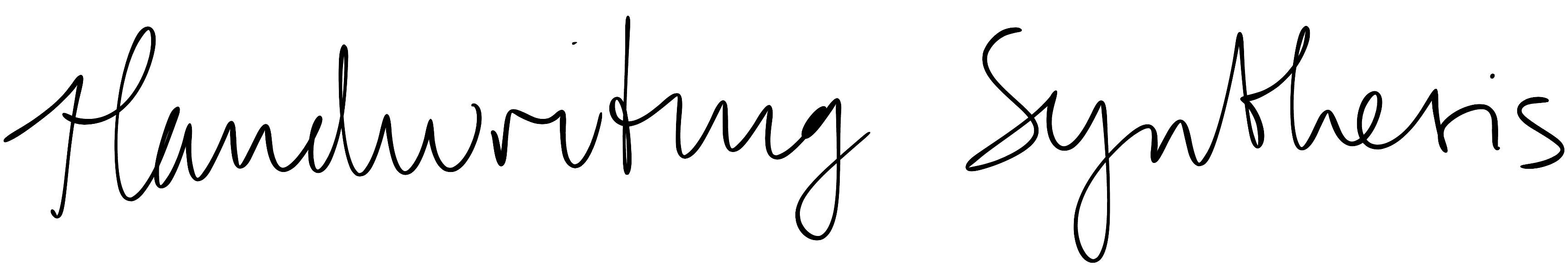 Handwriting synthesis preview